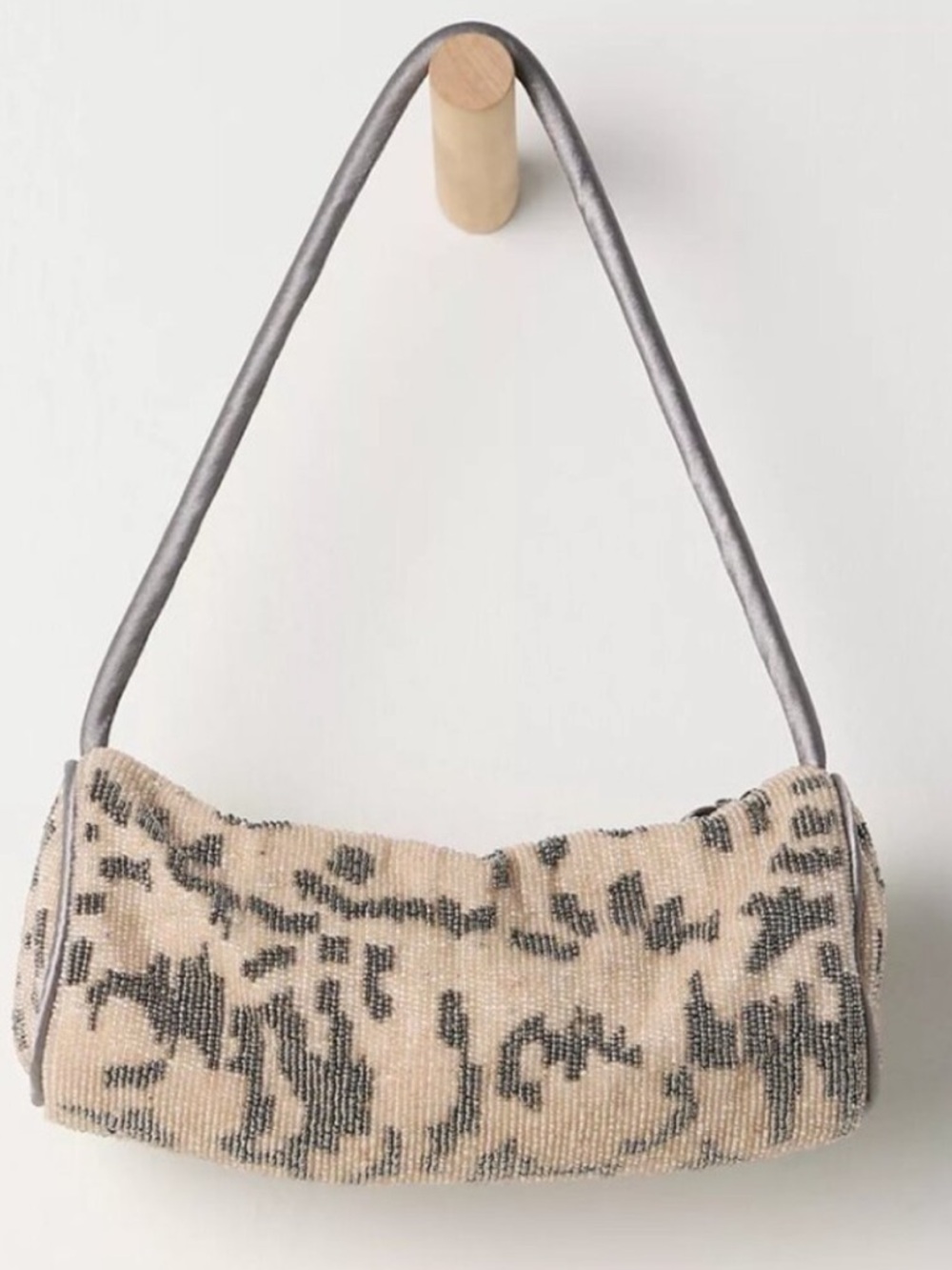 Free People Bailey Beaded Barrel Mini Bag NWT